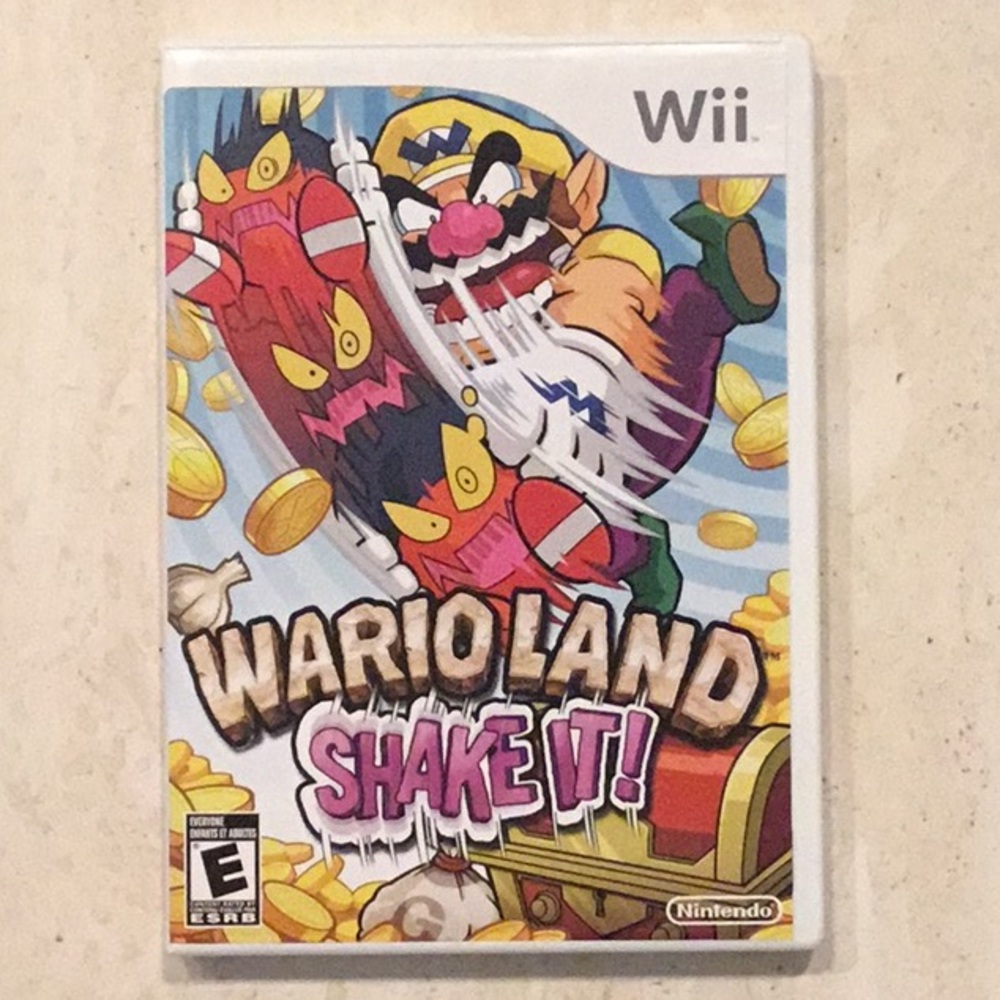 Wario Land Shake It Nintendo Wii Game CIB